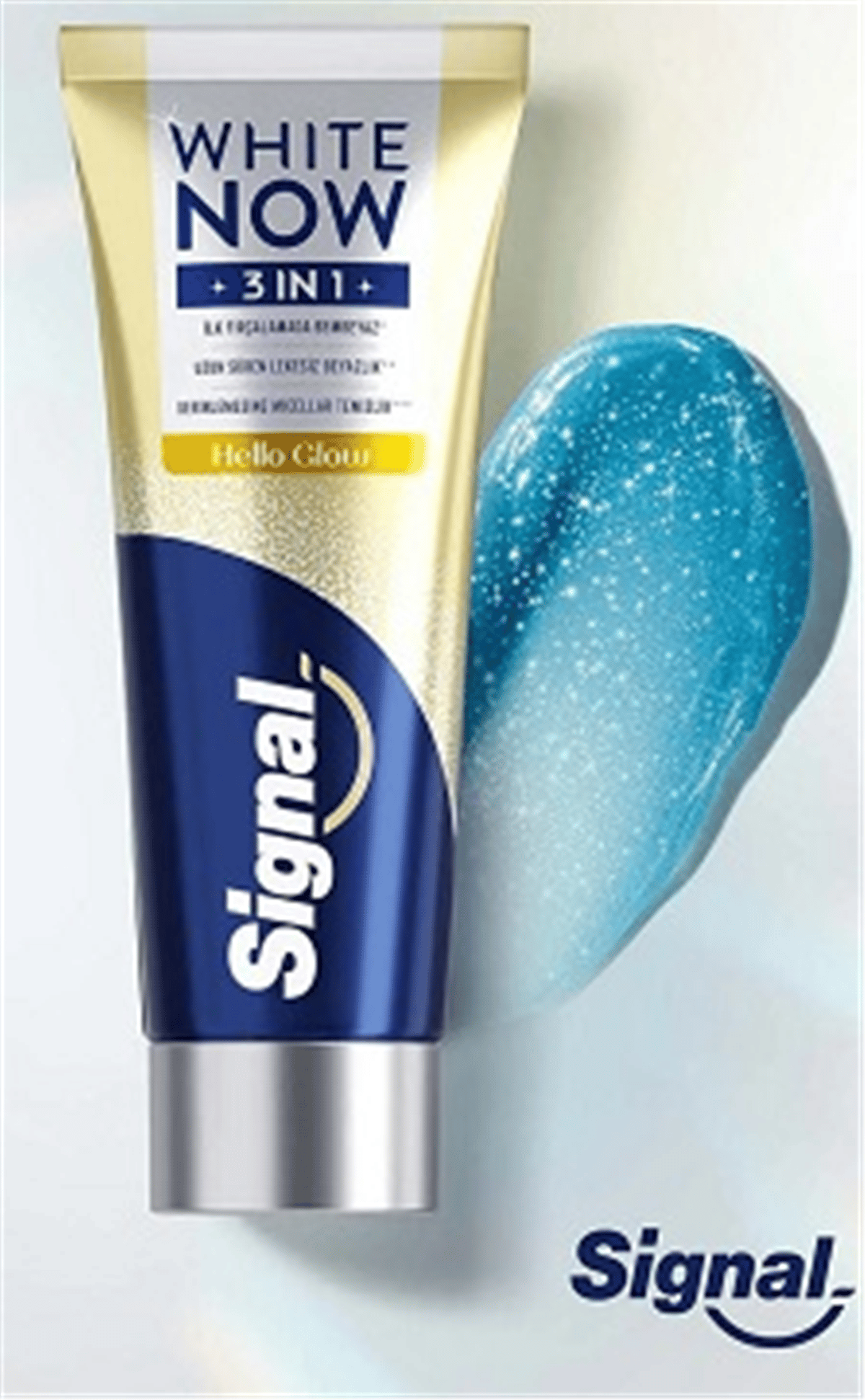 Signal Diş Macunu White  Now 3 in1 Hello Glow 75ml