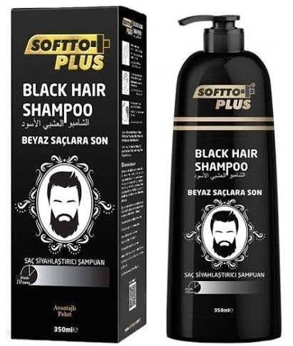 Softto Plus Şampuan 350ml Siyah