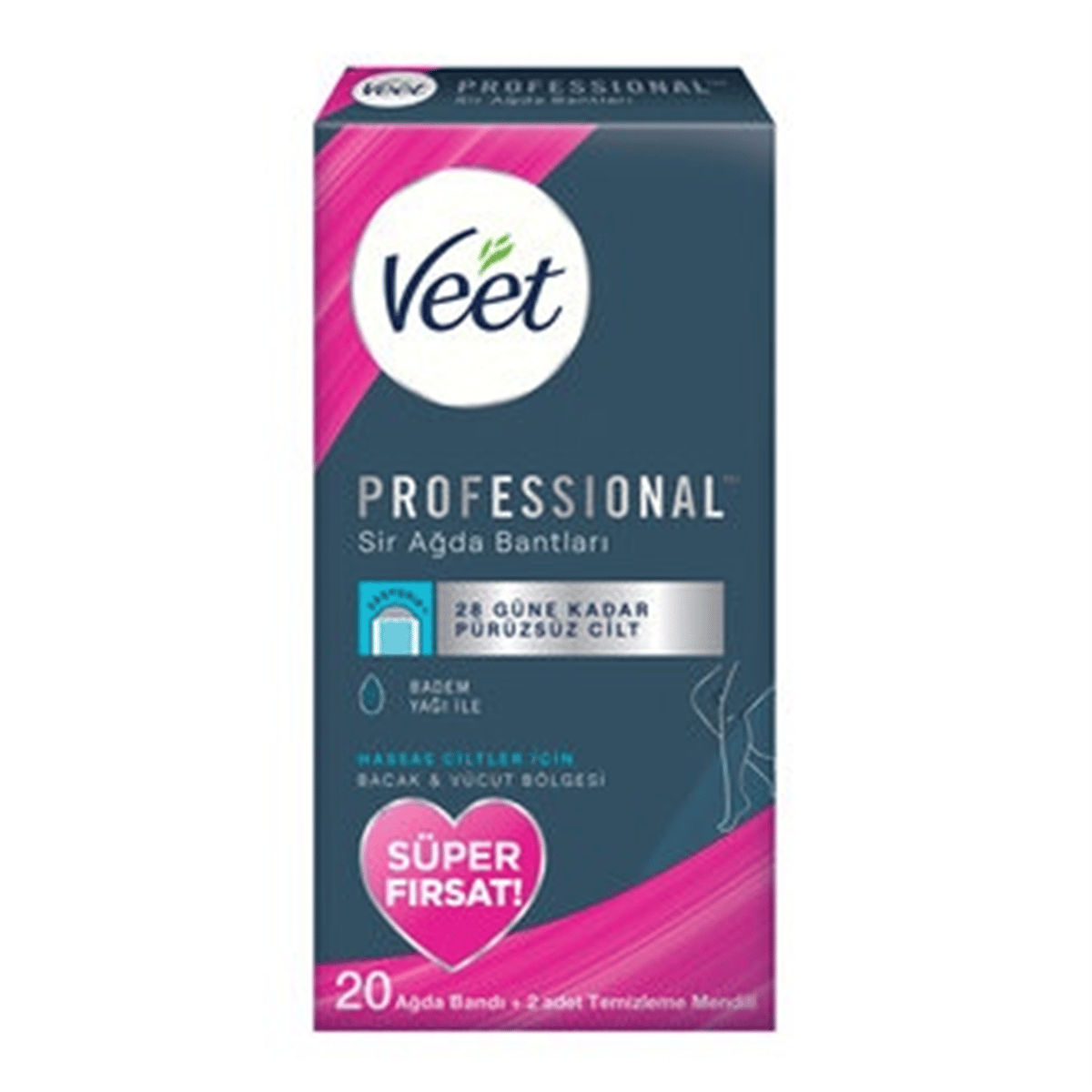 Veet Sir Ağda Bandı Hassas Professıonal 20'li