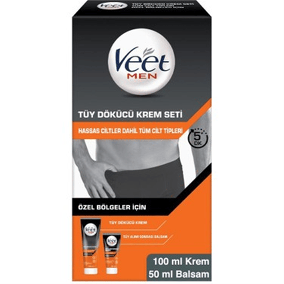 Veet Tüy Dökücü Krem MenHassas 100+50ml