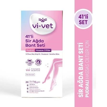 Vivet Sir Ağda Vücut Bandı Pudralı