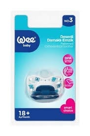 Wee Baby 835 Desenli Damaklı Emzik No:3