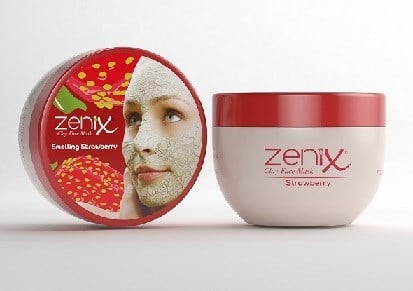 Zenix Yüz Maskesi Kil Strawberry 350ml