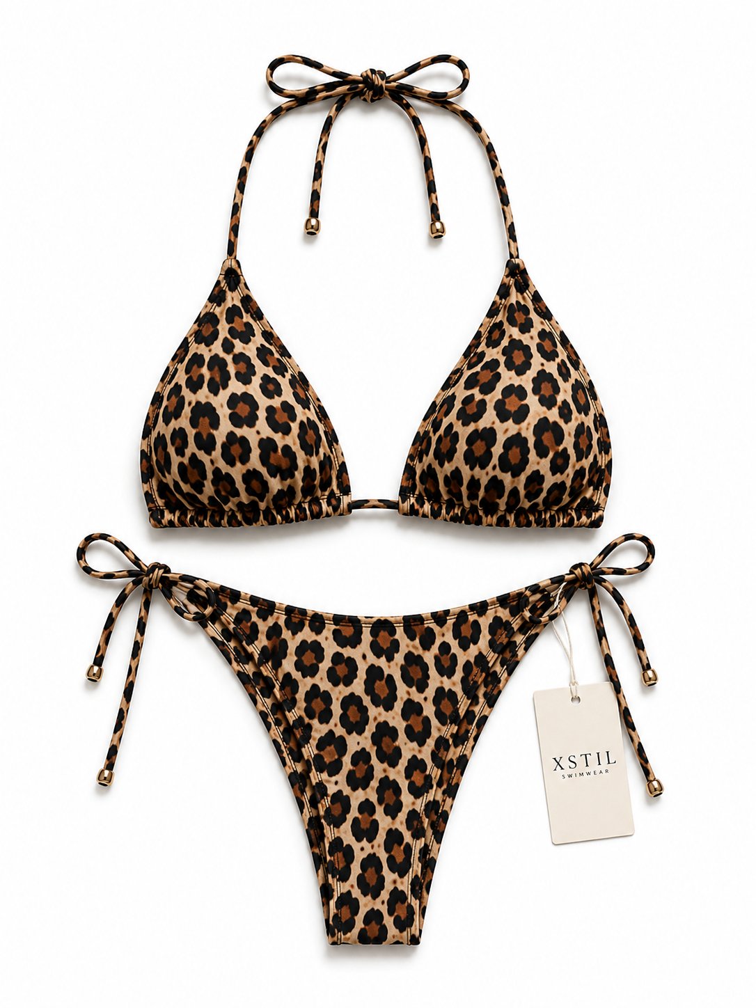 Leopar Desenli Bikini