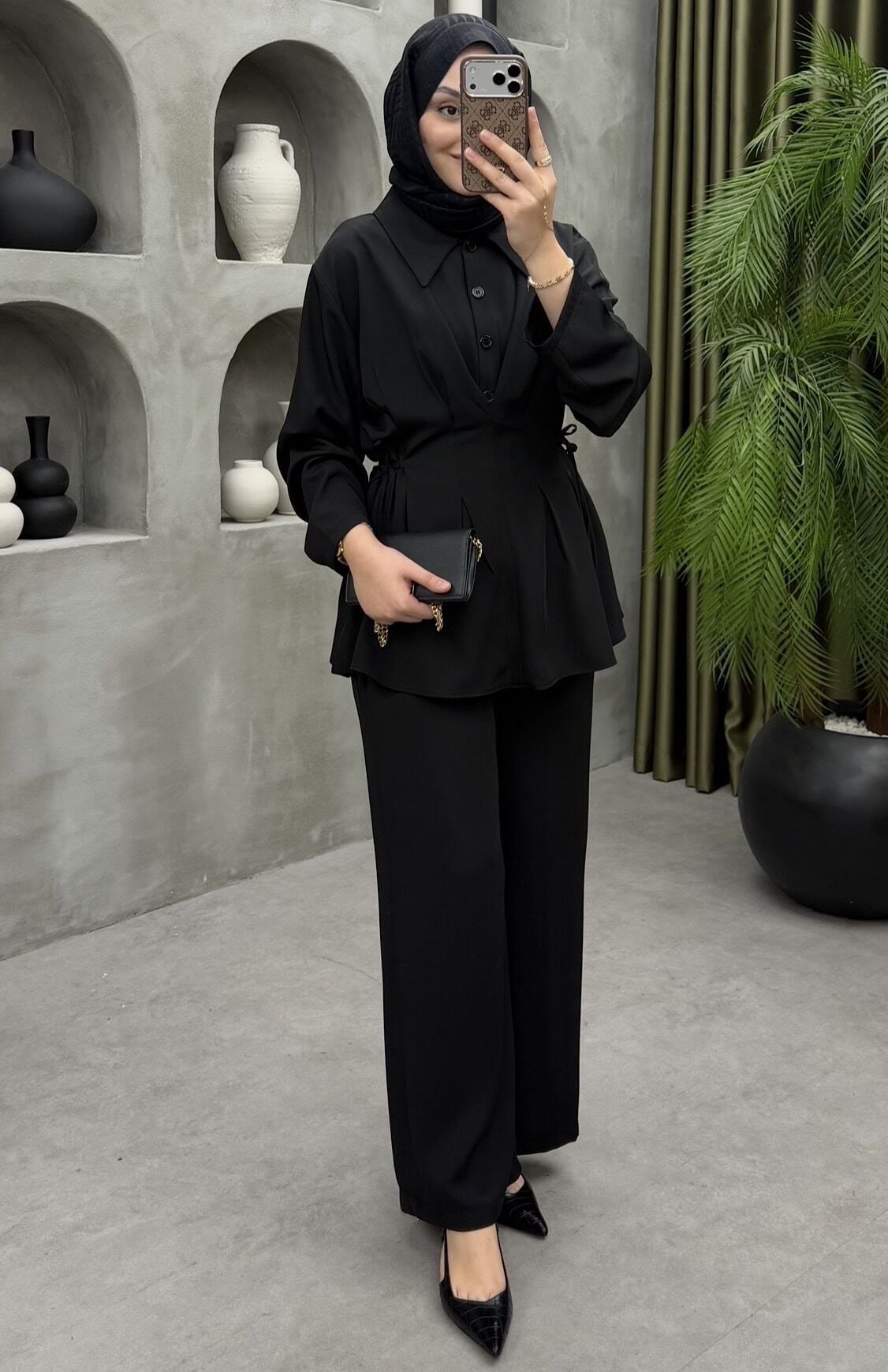 Adriana Pensli Takım Siyah