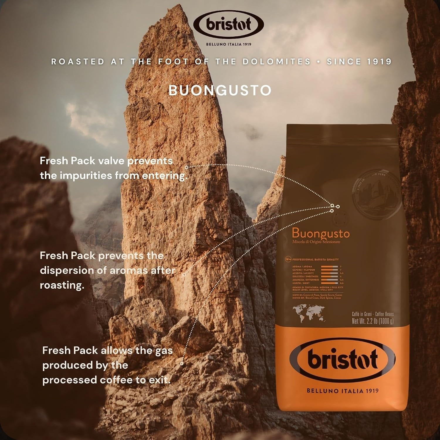 Buongusto 1 Kg Çekirdek Kahve