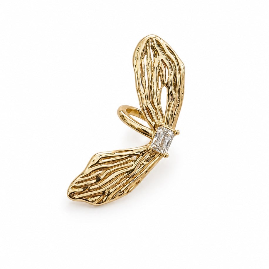 Golden Wing Earcuff
