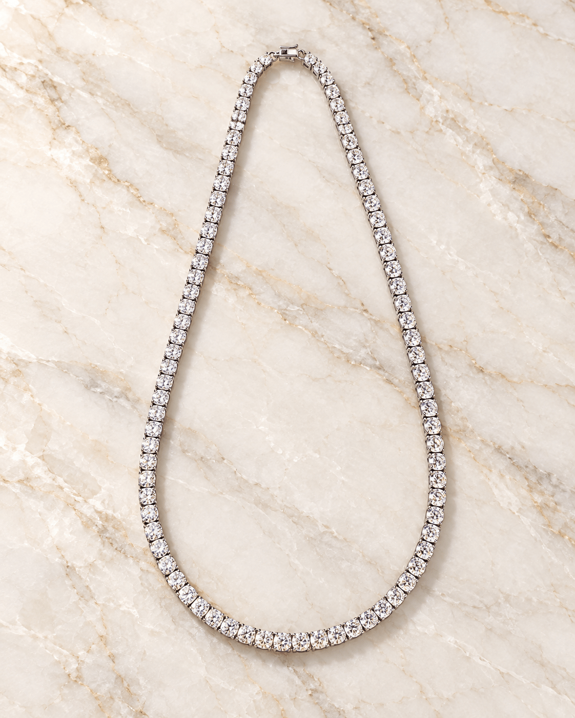 Large Tennis Necklace