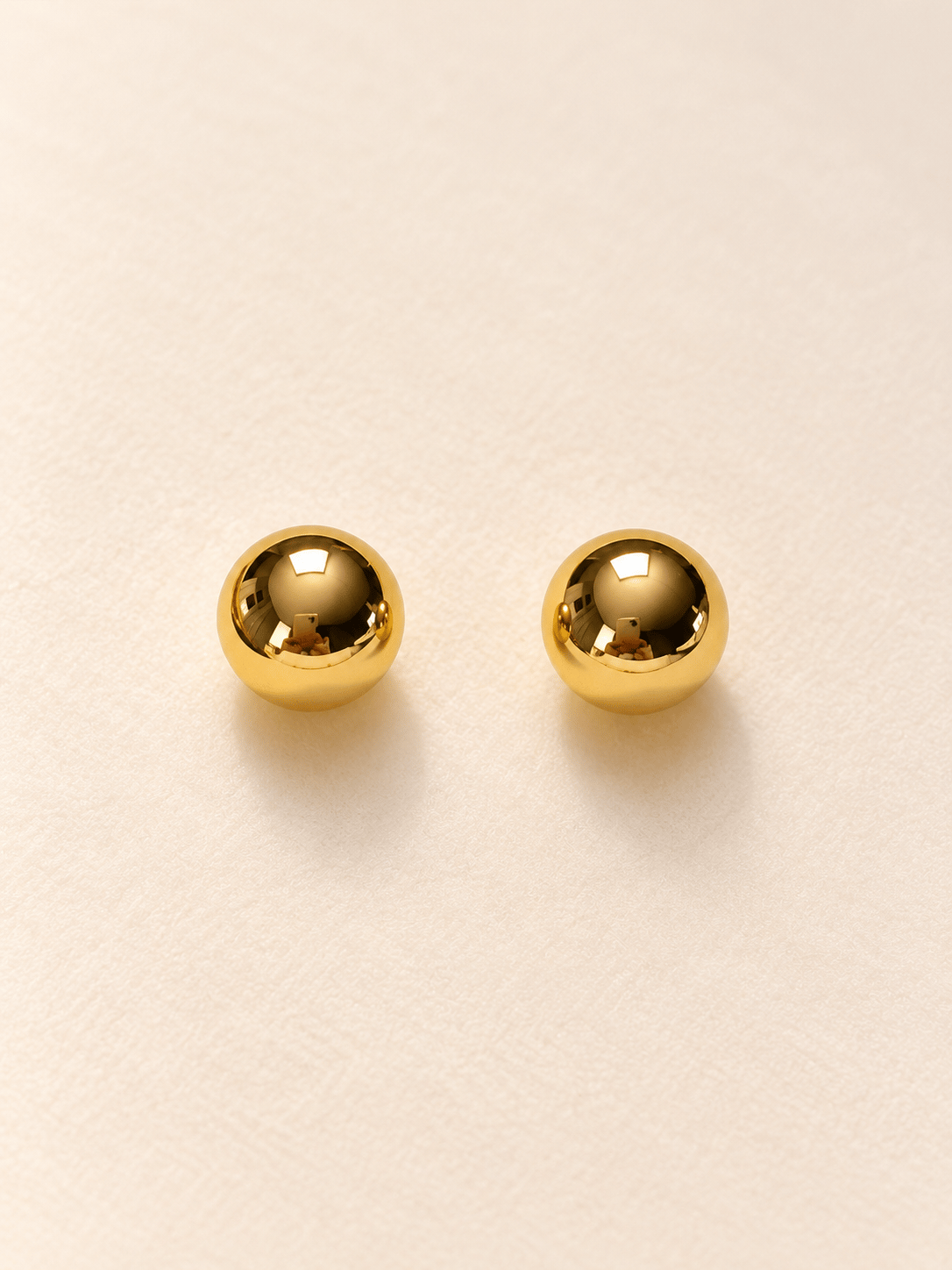 Maxi Ball Gold Küpe