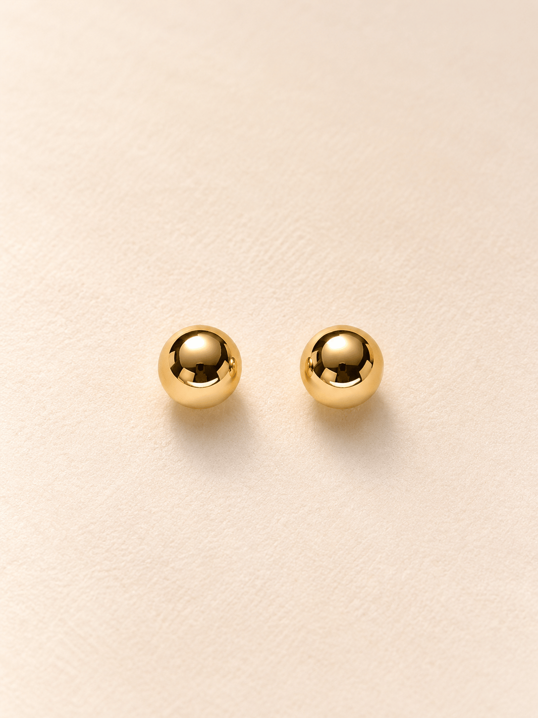 Midi Ball Gold Küpe