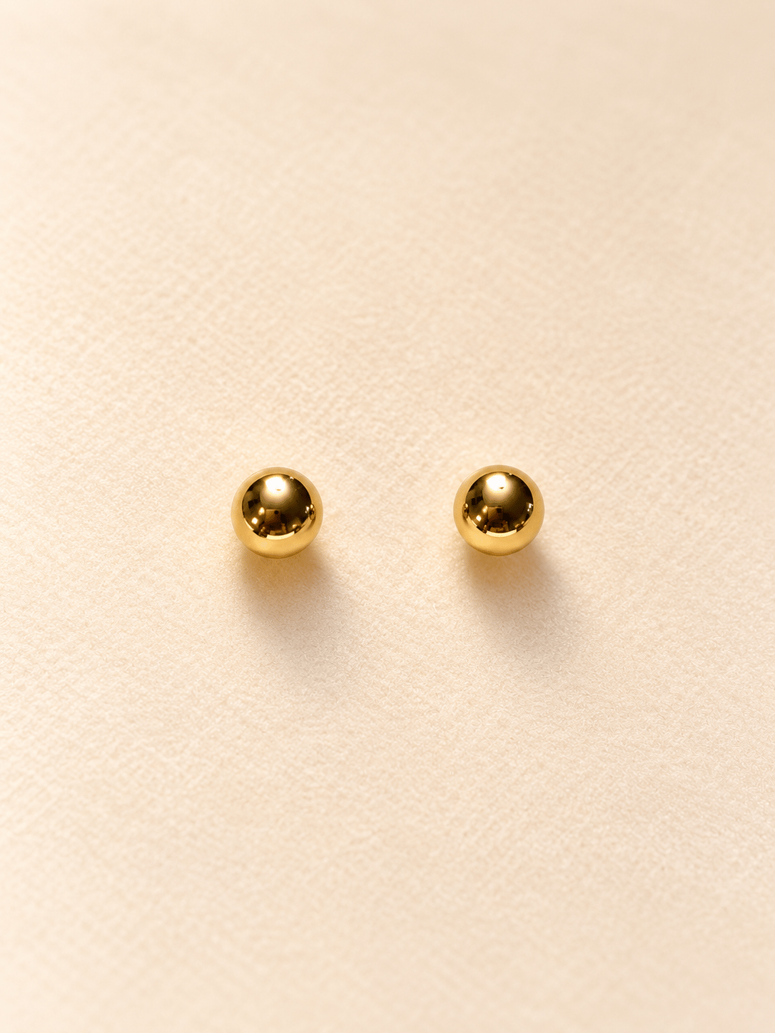 Mini Ball Gold Küpe