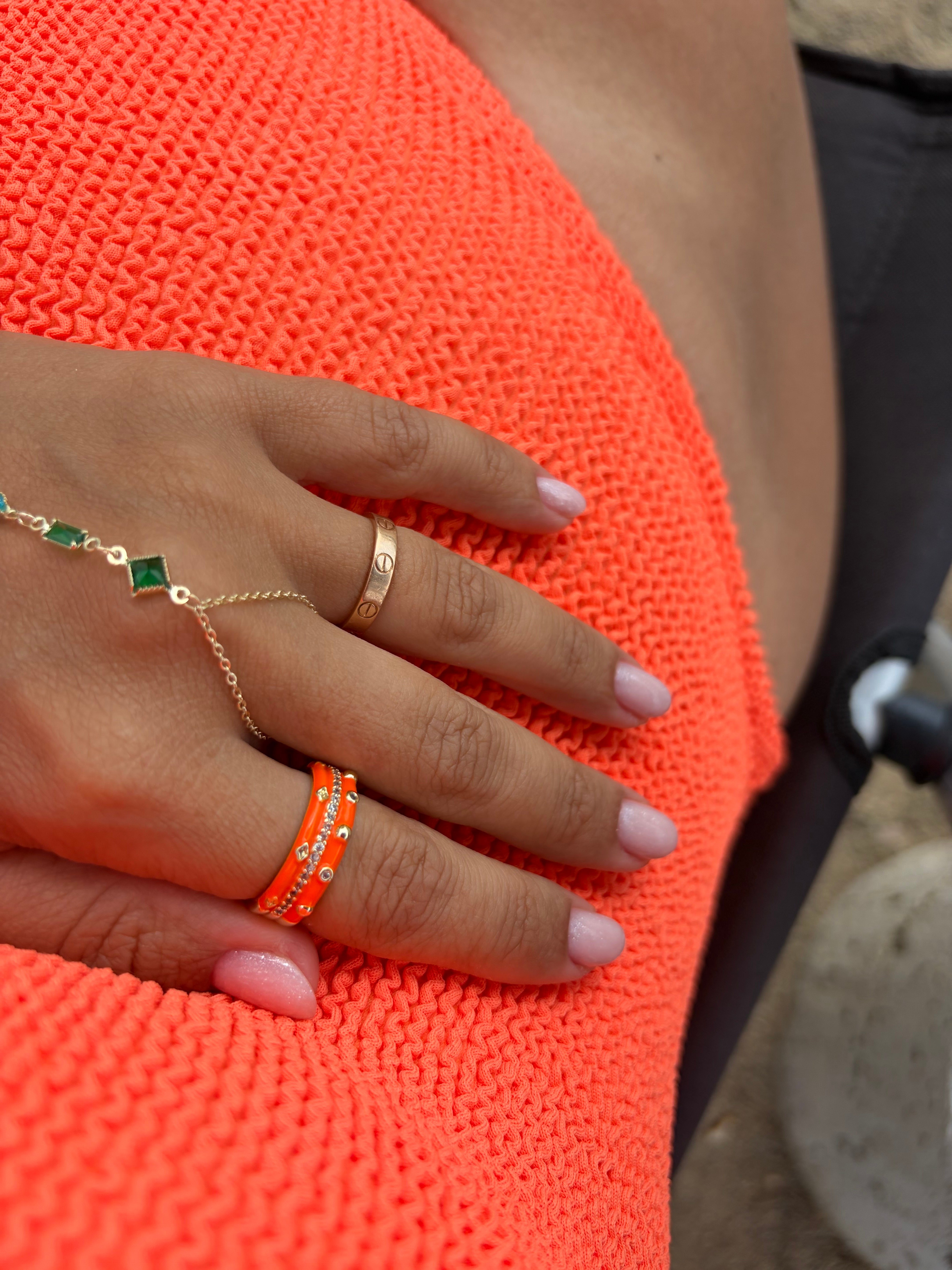 Orange summer ring 