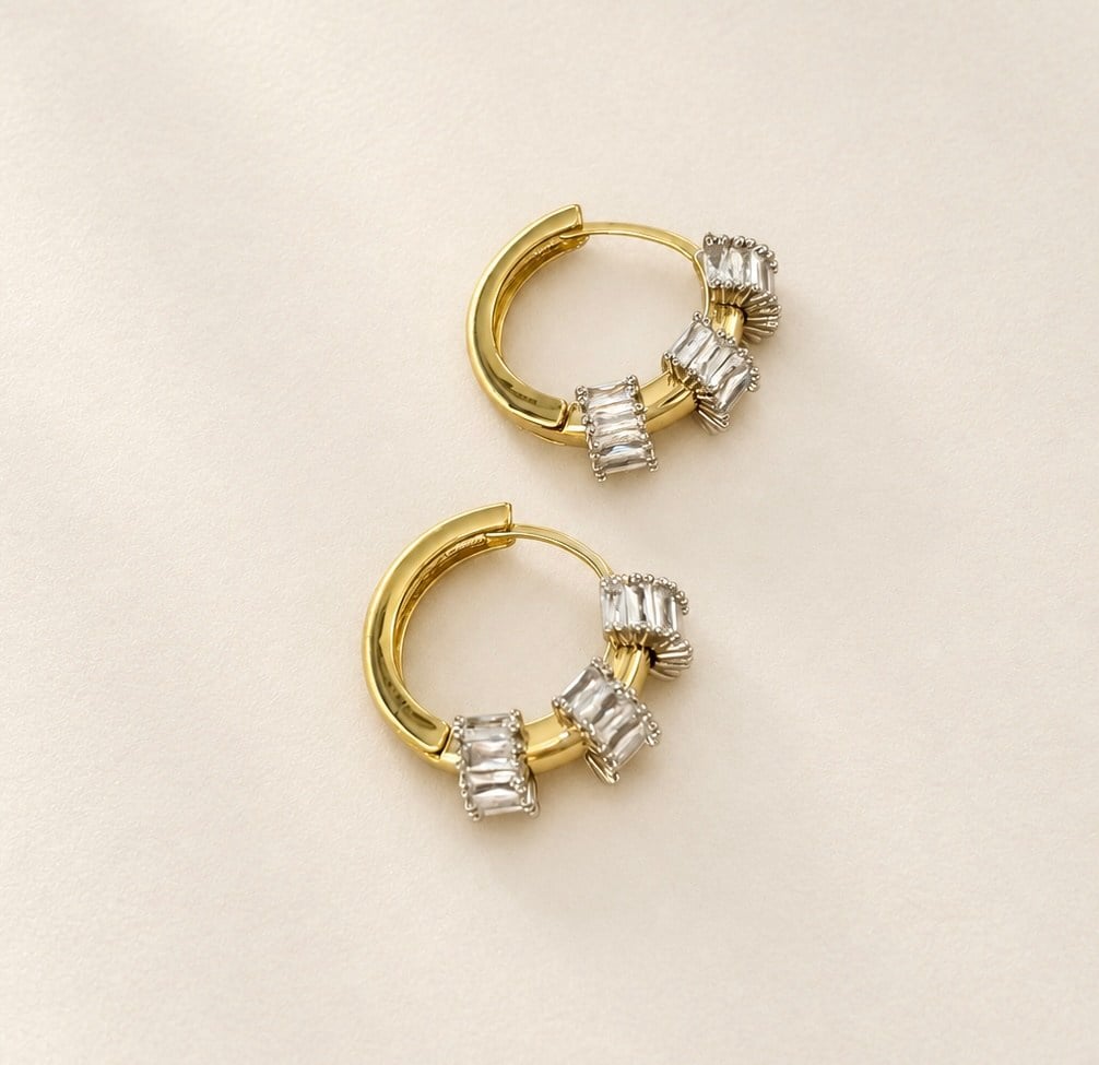 Pavé Bubble Huggies