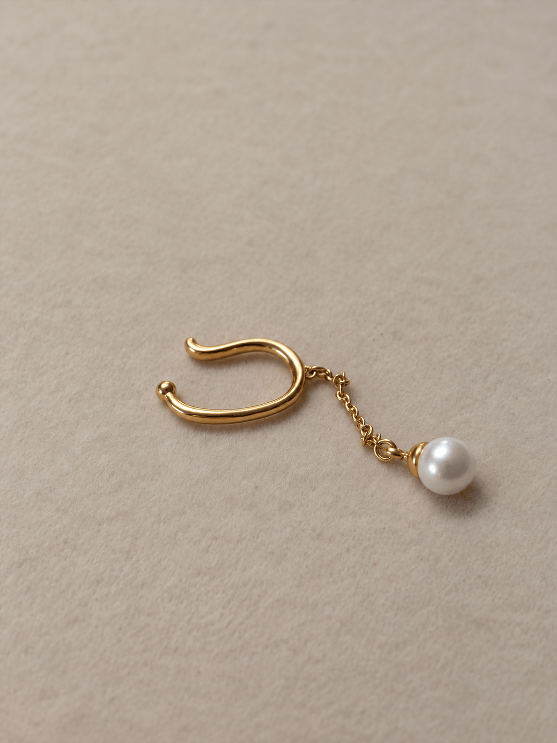 Pearl Drop Earcuff