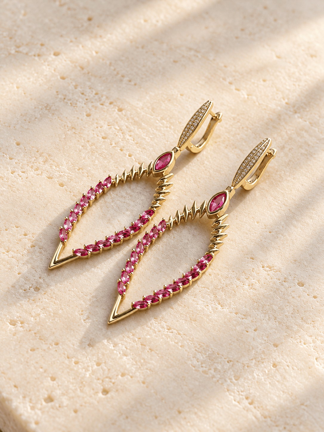 Pink Majesty Earrings
