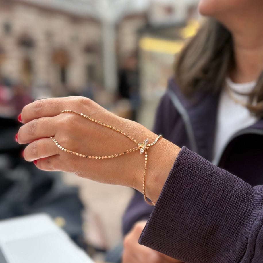 Queen Bee Hand Chain