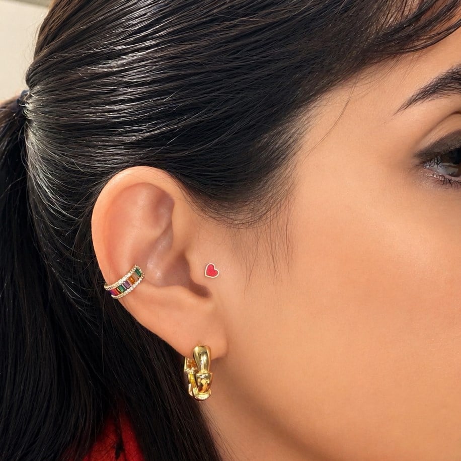 Rainbow Earcuff