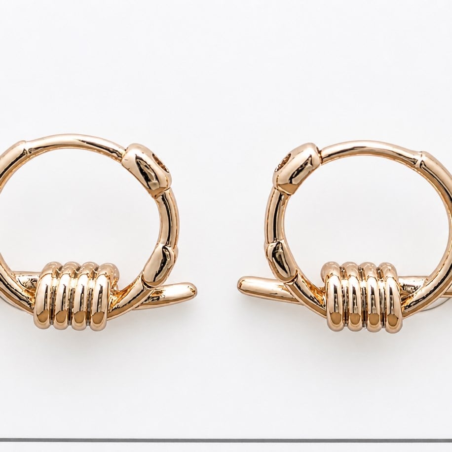 Signature Loop Hoops Rose