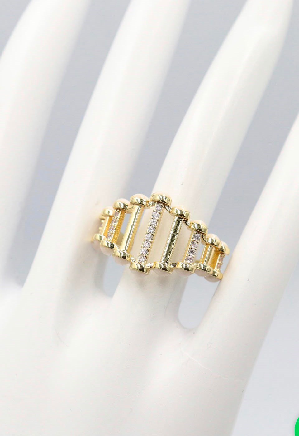 The Gilded Pillar Ring