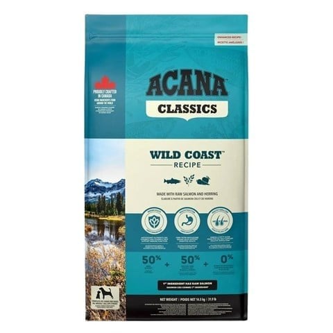Acana Classics Wild Coast Balıklı Düşük Tahıllı Köpek Maması 14,5 kg