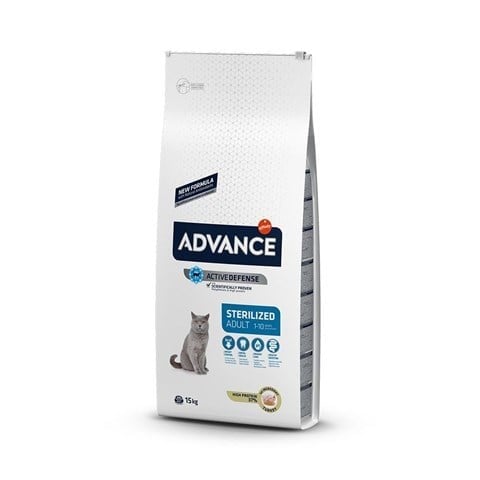 Advance Hindili Kısırlaştırılmış Yetişkin Kuru Kedi Maması 15 kg