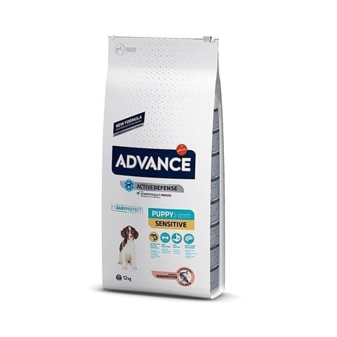 Advance Somonlu Hassas Sindirim Sistemi Yavru Köpek Maması 12 kg