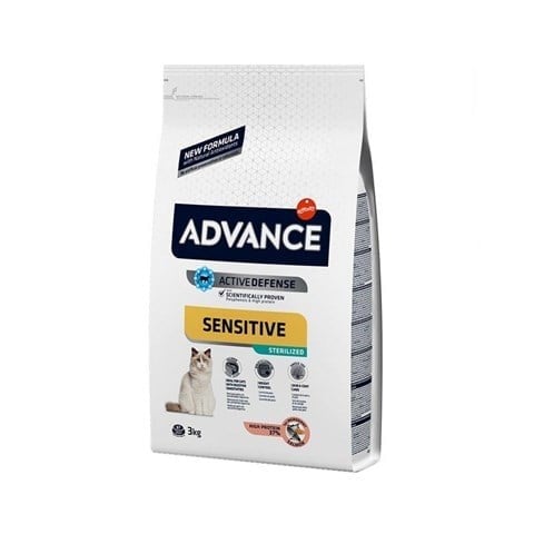 Advance Sterilized Somonlu Kısırlaştırılmış Hassas Yetişkin Kedi Maması 3 kg
