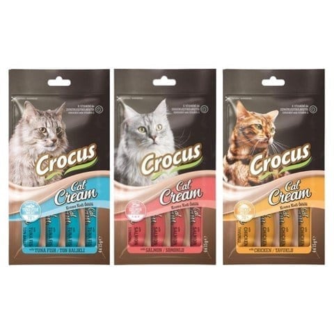 Crocus Karışık Krema Kedi Ödülü 4x15 gr 3 Adet