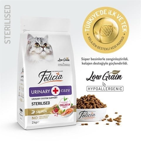 Felicia Somon Balıklı Kısır Yetişkin Kedi Maması 2 kg