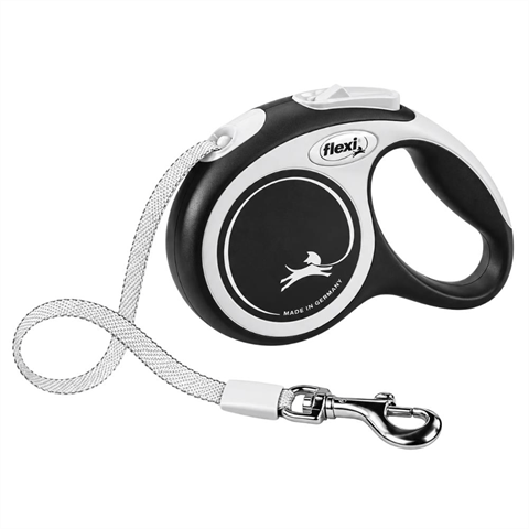 Flexi New Comfort Otomatik Şerit Köpek Gezdirme Kayışı 5 m Siyah