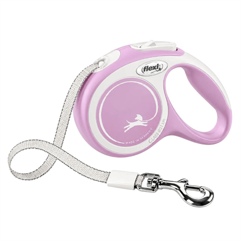 Flexi New Comfort Otomatik Şerit Köpek Gezdirme Kayışı 5 m S Pembe