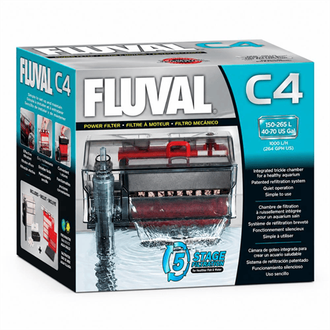 Fluval C4 Power 5 Aşamalı Askı Şelale Filtre 900 L/saat 5W
