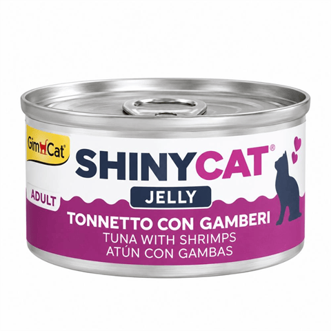 GimCat ShinyCat Jöle İçinde Ton Balıklı ve Karidesli Kedi Konservesi 70 gr
