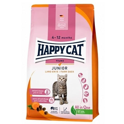 Happy Cat Junior Land Tavuklu Yavru Kedi Maması 4 kg