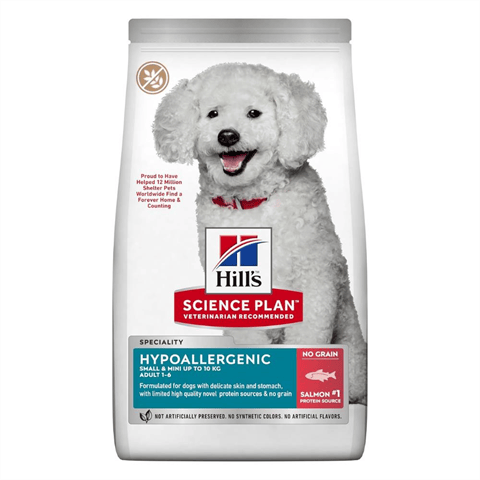 Hill's Hipoalerjenik Somonlu Küçük Irk Yetişkin Köpek Maması 6 kg