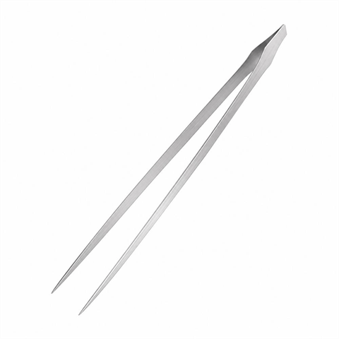 Jeneca AT-48W Eğri Uçlu Paslanmaz Çelik Akvaryum Bitki Maşası 48 cm