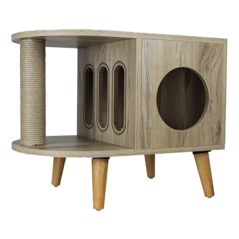Lotus San Francisco Tırmalamalı Kedi Evi