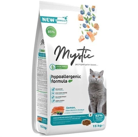 Mystic Somonlu Kısırlaştırılmış Kedi Maması 15 kg