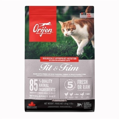 Orijen Fit&Trim Tahılsız Kilo Kontrolü İçin Yetişkin Kedi Maması 1,8 kg