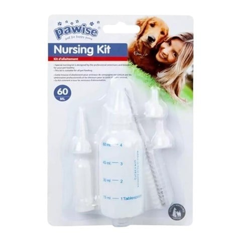 Pawise Yavru Kedi ve Köpek Biberon Seti 60 ml