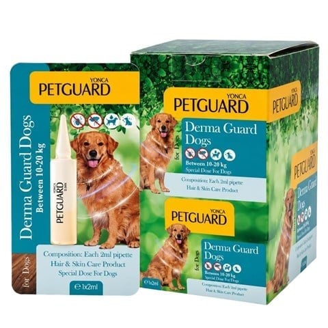 Petguard Derma Guard 10-20 Köpekler İçin 12x2 ml
