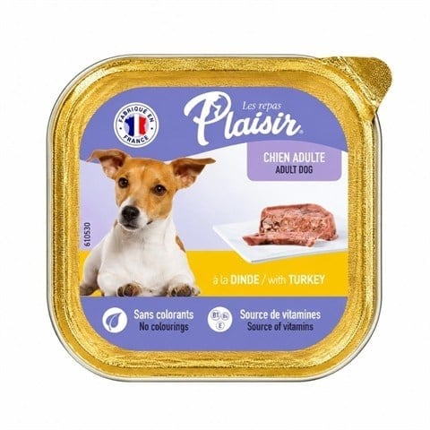 Plaisir Hindili Yetişkin Köpek Ezme Konservesi 150 gr