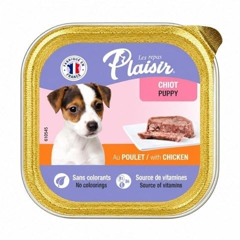 Plaisir Tavuklu Yavru Köpek Ezme Konservesi 150 gr