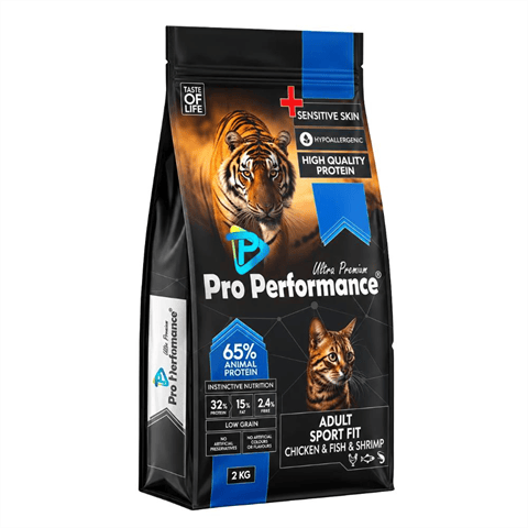 Pro Performance Kızılcıklı Tavuklu Karidesli ve Somonlu Yetişkin Kedi Maması 2 kg