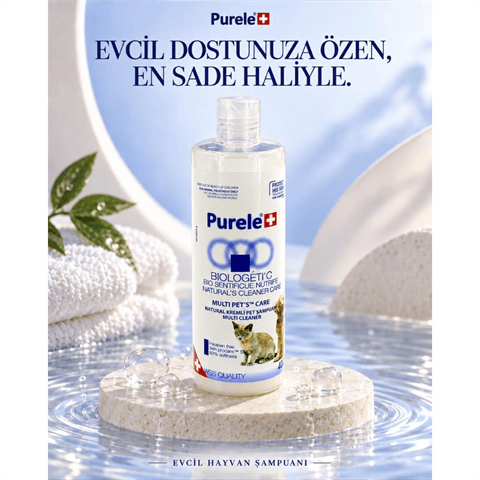 Purele Biologetic Kremli Kedi ve Köpek Şampuanı 400 ml
