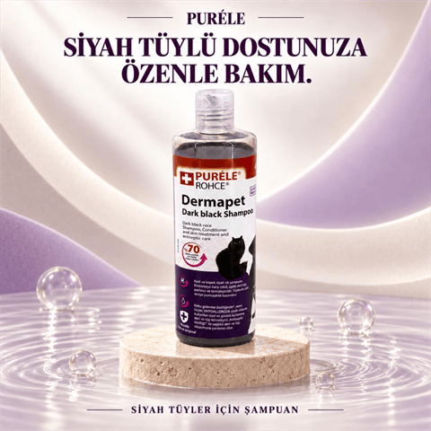 Purele Dermapet Siyah Kedi ve Köpek Şampuanı 450 ml