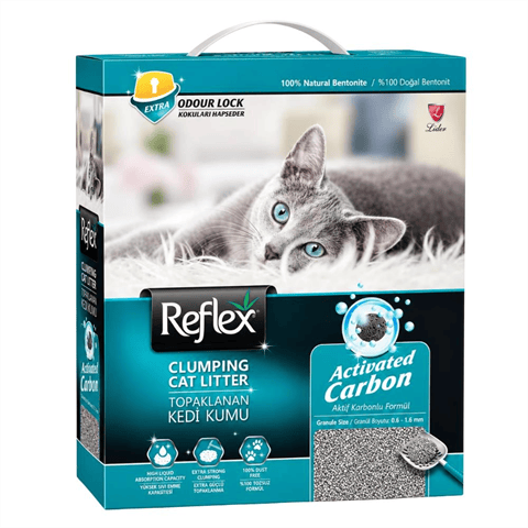 Reflex Aktif Karbonlu Süper Hızlı Topaklanan Kedi Kumu 10 Lt
