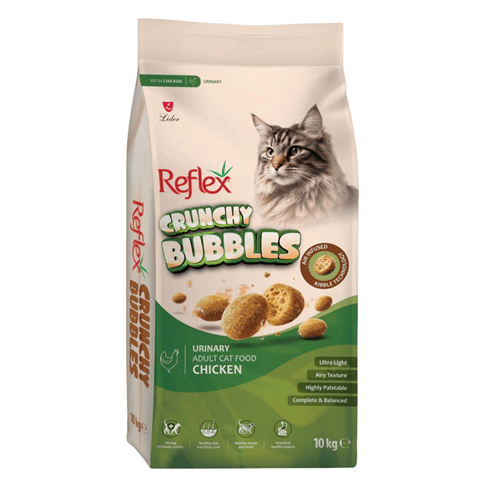 Reflex Crunchy Bubbles Urinary Tavuklu Yetişkin Kedi Maması 10 kg