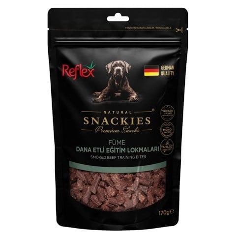 Reflex Snackies Natural Füme Dana Etli Tahılsız Köpek Ödül Maması 170 gr