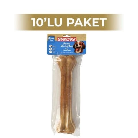 Snacky Natural Köpek Çiğneme Kemiği 25 cm 10 Paket